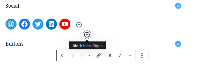 , WordPress 5.4 Testblöcke