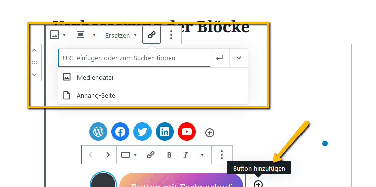 , WordPress 5.4 Testblöcke