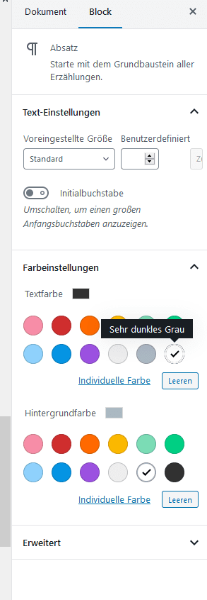 , WordPress 5.4 Testblöcke