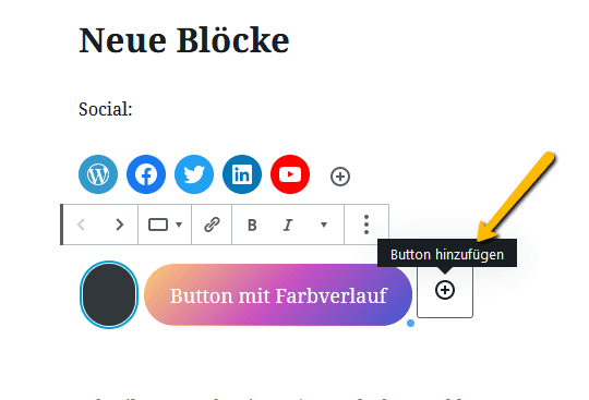 , WordPress 5.4 Testblöcke